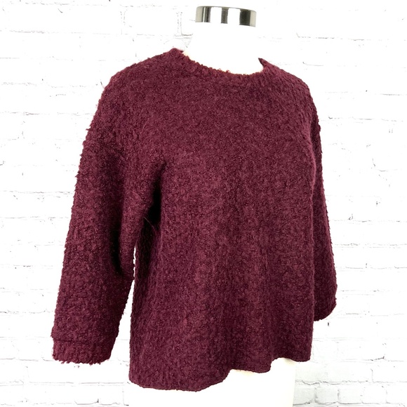 ⏳•|•CHELSEA & THEODORE•| 3/4 Sleeve Textured Sweater - Picture 3 of 10